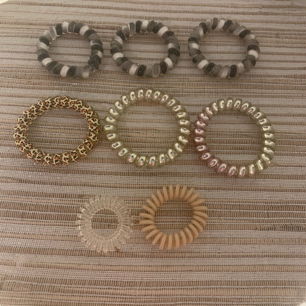 Hair accessories : No grip hair ties  ; nwot (8)